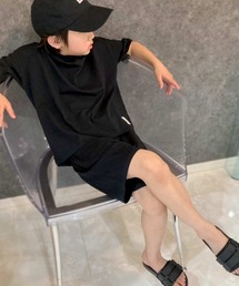 SHISKY（シスキー）の「ピス付き無地　BIGシルエット　上下セット（セットアップ）」