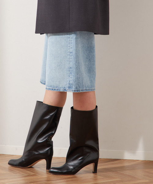 NEBULONI E(ネブローニ)の「【NEBULONI E. /ネブローニ】ミドル BOOT:ブーツ(ブーツ・レディース・ブラック・38/39/36/37)」の2枚目の写真