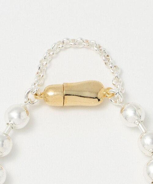 in mood（インムード）の「＜in mood＞MAGNET 8mmBALL ブレスレット（ブレスレット・レディース・シルバー・FREE）」の3枚目の写真