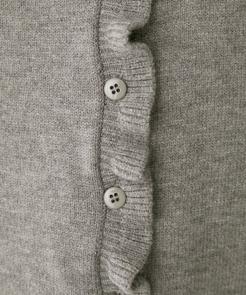 セール】【至福のカヌレニット】フリル×フリルカーディガン