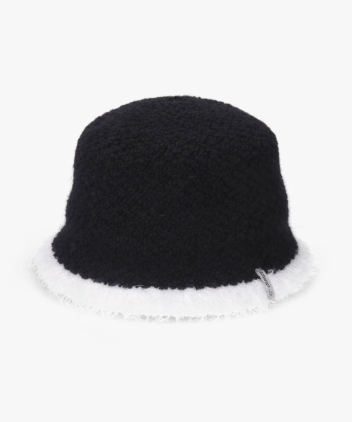 OVERRIDE(オーバーライド)の「OVERRIDE CURLY FUR RELAX HAT / オーバーライド(ハット・レディース・ブラック/ライトブルー/グレー・58cm)」の10枚目の写真