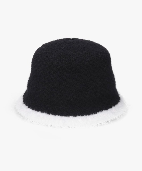 OVERRIDE(オーバーライド)の「OVERRIDE CURLY FUR RELAX HAT / オーバーライド(ハット・レディース・ブラック/ライトブルー/グレー・58cm)」の11枚目の写真