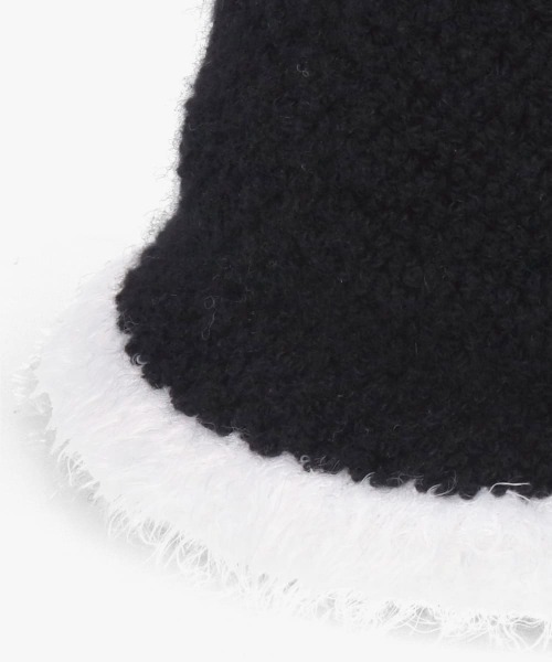 OVERRIDE(オーバーライド)の「OVERRIDE CURLY FUR RELAX HAT / オーバーライド(ハット・レディース・ブラック/ライトブルー/グレー・58cm)」の15枚目の写真