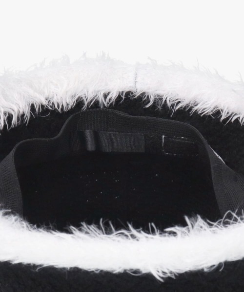 OVERRIDE(オーバーライド)の「OVERRIDE CURLY FUR RELAX HAT / オーバーライド(ハット・レディース・ブラック/ライトブルー/グレー・58cm)」の5枚目の写真