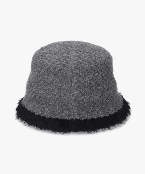 OVERRIDE(オーバーライド)の「OVERRIDE CURLY FUR RELAX HAT / オーバーライド(ハット・レディース・ブラック/ライトブルー/グレー・58cm)」の18枚目の写真
