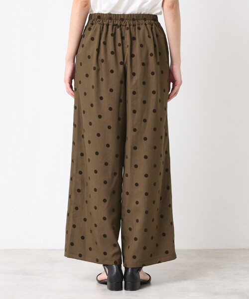 Dessin（デッサン）の「【洗える】フロッキードットパンツ（その他パンツ・レディース・ブラック系/ブラウン系その他2・00/01/02/03）」の15枚目の写真