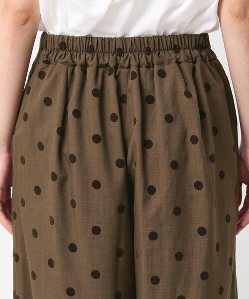 Dessin（デッサン）の「【洗える】フロッキードットパンツ（その他パンツ・レディース・ブラック系/ブラウン系その他2・00/01/02/03）」の17枚目の写真