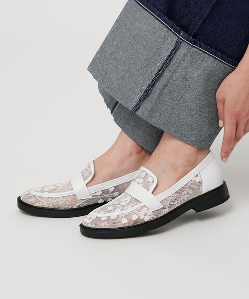 みんみん　Mollini モリーニ　ローファー　ブラウン37 23.5 mollini＞FLOLA メッシュ ローファー（ローファー）｜Mollini