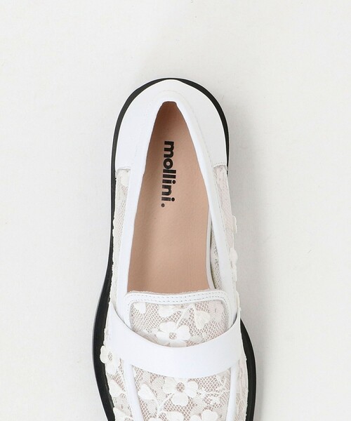 Mollini（モリーニ）の「＜mollini＞FLOLA メッシュ ローファー（ローファー・レディース・ホワイト・37/36/38）」の10枚目の写真