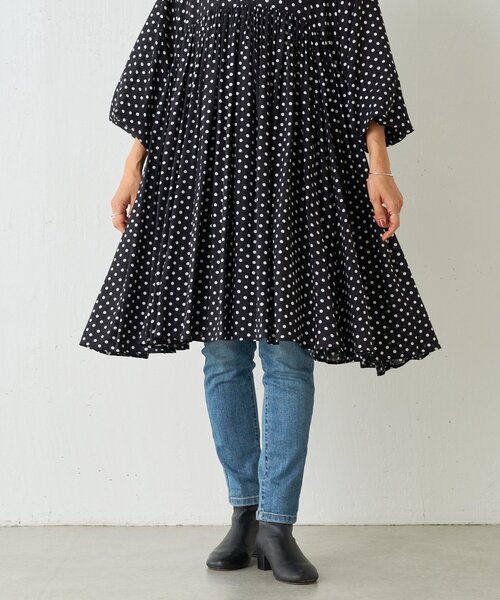 BEARDSLEY（ビアズリー）の「ドットギャザーチュニック（シャツ