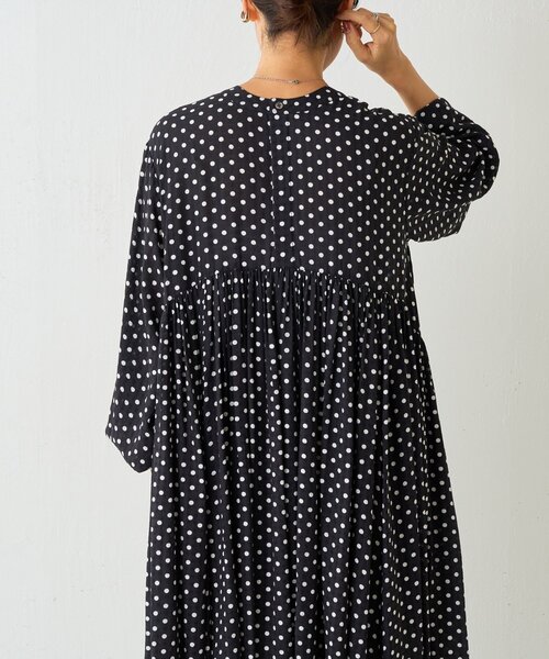 BEARDSLEY ドットギャザーチュニック BEARDSLEY｜ドットギャザーチュニック | Rakuten Fashion(楽天
