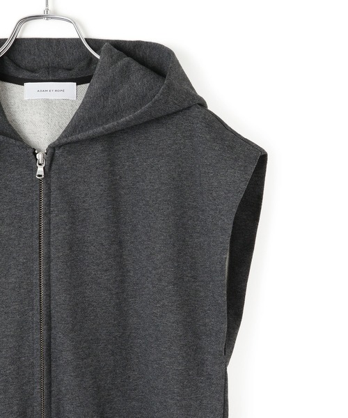 セール】裏毛フーディロンパース（つなぎ/オールインワン）｜ADAM ET