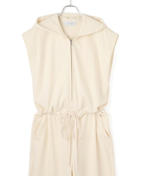 セール】裏毛フーディロンパース（つなぎ/オールインワン）｜ADAM ET