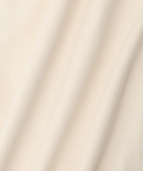 アダムエロペ 裏毛フーディロンパース 新品 アイボリー 木なり セール