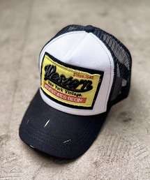 CALIFORNIA OUTFITTERS（カリフォルニア アウトフィッターズ）の「7E20 ヴィンテージライク ロゴワッペンメッシュキャップ Western（キャップ・レディース）」