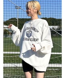 Ungrid | ヴィンテージカレッジスウェット(スウェット)