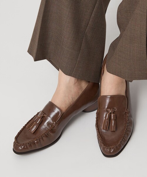 【新品】GREEN LABEL RELAXING タッセルローファー リンクル タッセル ローファー（ローファー）｜green label