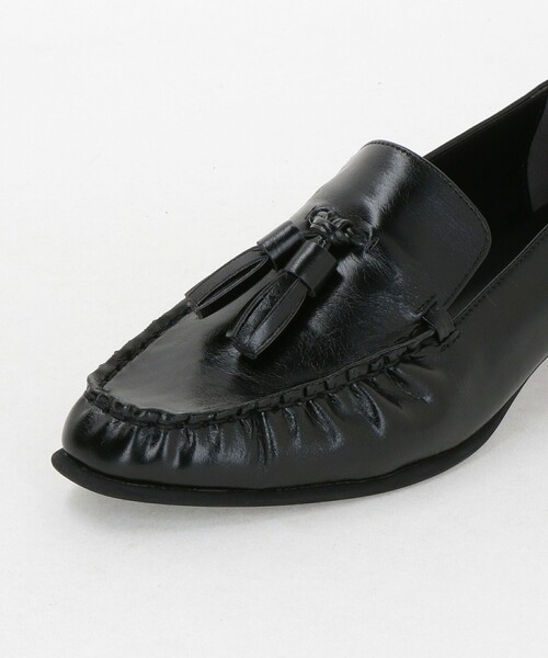 green label relaxing（グリーンレーベルリラクシング）の「リンクル タッセル ローファー（ローファー・レディース・ブラック/ブラウン系・24.5cm/23.5cm/25cm/23cm/22.5cm/24cm）」の16枚目の写真