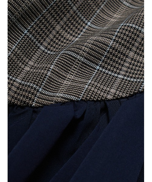 セール】Check Balloon Camisole Mini Dress/チェック バルーン