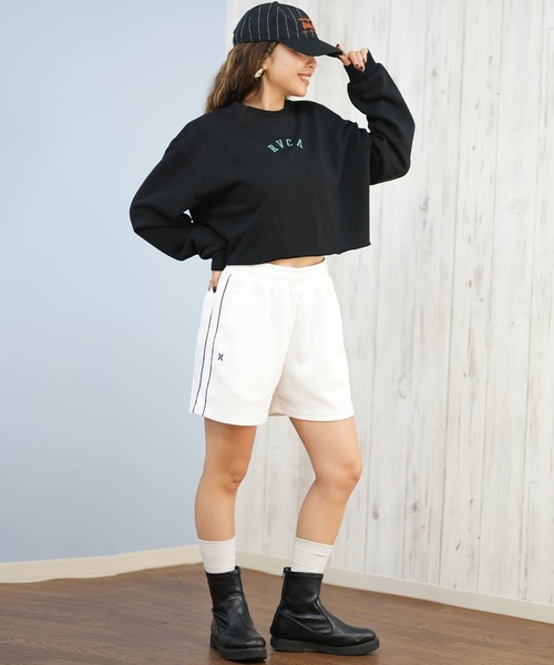 Hurley (ハーレー)の「Hurley/ハーレー PHANTOM SWEAT LITE SHORTS ショーツ WUWS252008(その他パンツ・レディース・チャコールグレー/ブラック/ホワイト・M)」の17枚目の写真