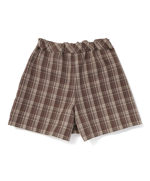 SLAP SLIP（スラップスリップ）の「【お揃い】チェック前ポケットタックスカパン(90~130cm)（スカート・キッズ・ブルー系その他2/ブラウン系その他/ブラック系その他・90cm/100cm/130cm/120cm/110cm）」の13枚目の写真