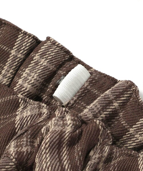 SLAP SLIP（スラップスリップ）の「【お揃い】チェック前ポケットタックスカパン(90~130cm)（スカート・キッズ・ブルー系その他2/ブラウン系その他/ブラック系その他・90cm/100cm/130cm/120cm/110cm）」の20枚目の写真