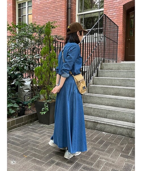 BROOKS BROTHERS(ブルックスブラザーズ)の「【Double B Collection】 コットン デニム BBロゴ フレアスカート(デニムスカート・レディース・ライトブルー・0/2/4/6/8)」の7枚目の写真