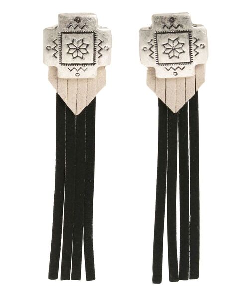 MURUA（ムルーア）の「フリンジクリップピアス（ピアス（両耳用）・レディース・ブラック・FREE）」の8枚目の写真