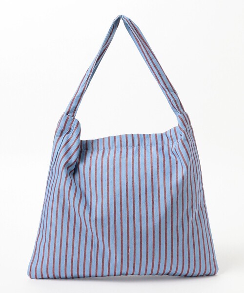beej（ビージ）の「【WEB限定】beej / ワンショルダー バッグ ストライプ（トートバッグ・レディース・ブルー/ブラウン/ベージュ・ONE SIZE）」の18枚目の写真