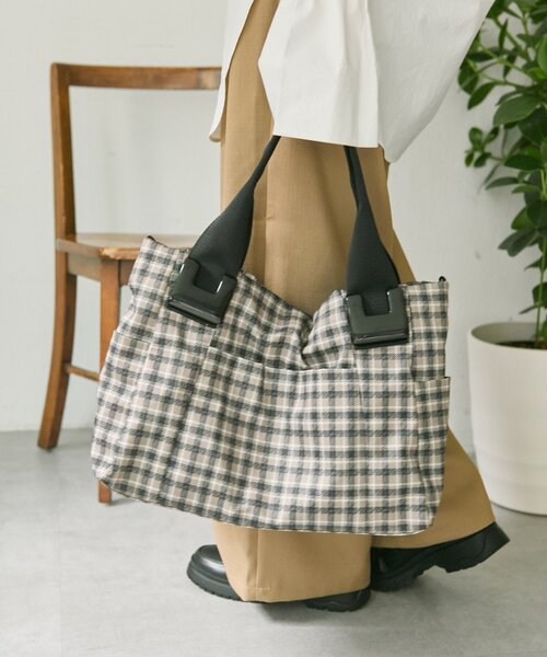 セール】sampo×ear コラボ樹脂パーツトートバッグMサイズ（トート
