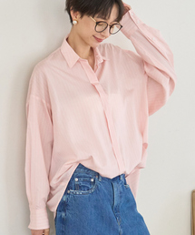 Rouge vif Anna | バックドレープストライプシャツ(シャツ/ブラウス)