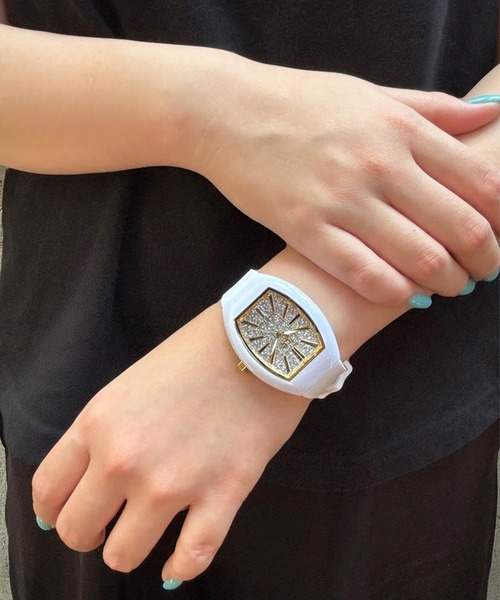 ICE WATCH(アイスウォッチ)の「「Ice-Watch アイスウォッチ」ICE boliday - アイスボリディ ドーム 全7色(アナログ腕時計・レディース・オレンジ/レインボー/ホワイト系1/ホワイト系2/ブラック系1/ブラック系2/ブラック系3・FREE)」の1枚目の写真