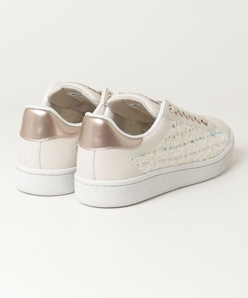 ビジュー付きコートスニーカー（スニーカー）｜+diana（プラスダイアナ