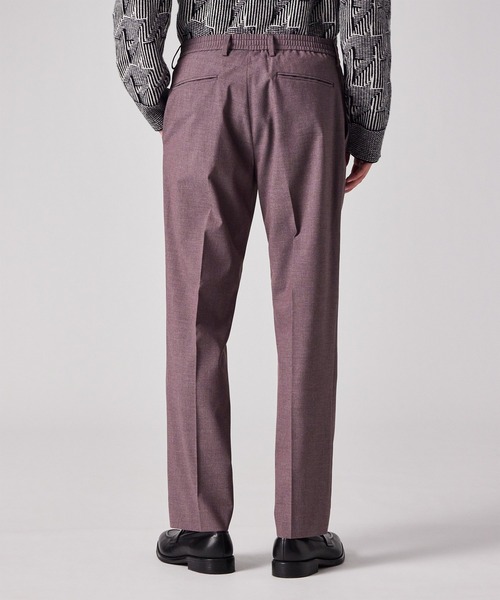 Paul Smith（ポールスミス）の「ライトメランジ ワンタック テーパード トラウザーズ / 253153 056Z（スラックス・メンズ・ブラウン/グレー/レッド・MEDIUM/LARGE/X-LARGE/SMALL/XX-LARGE）」の11枚目の写真