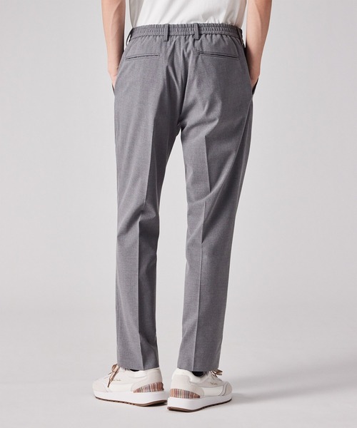 Paul Smith（ポールスミス）の「ライトメランジ ワンタック テーパード トラウザーズ / 253153 056Z（スラックス・メンズ・ブラウン/グレー/レッド・MEDIUM/LARGE/X-LARGE/SMALL/XX-LARGE）」の15枚目の写真