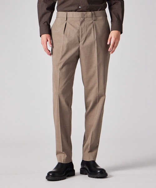 Paul Smith（ポールスミス）の「ライトメランジ ワンタック テーパード トラウザーズ / 253153 056Z（スラックス・メンズ・ブラウン/グレー/レッド・MEDIUM/LARGE/X-LARGE/SMALL/XX-LARGE）」の20枚目の写真