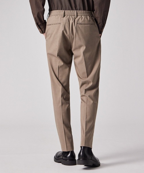 Paul Smith（ポールスミス）の「ライトメランジ ワンタック テーパード トラウザーズ / 253153 056Z（スラックス・メンズ・ブラウン/グレー/レッド・MEDIUM/LARGE/X-LARGE/SMALL/XX-LARGE）」の19枚目の写真