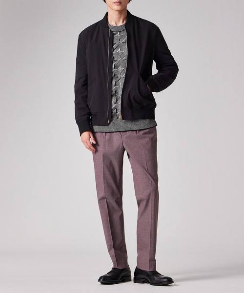 Paul Smith（ポールスミス）の「ライトメランジ ワンタック テーパード トラウザーズ / 253153 056Z（スラックス・メンズ・ブラウン/グレー/レッド・MEDIUM/LARGE/X-LARGE/SMALL/XX-LARGE）」の13枚目の写真