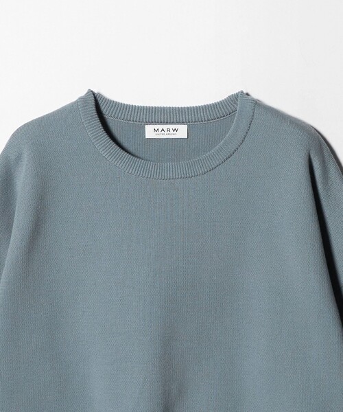 MARW UNITED ARROWS（マルゥ ユナイテッドアローズ）の「＜MARW UNITED ARROWS＞クルーネック ロングスリーブ ニット（ニット/セーター・レディース・ブラック/モカ/オフホワイト/グレー/レッド・FREE）」の10枚目の写真