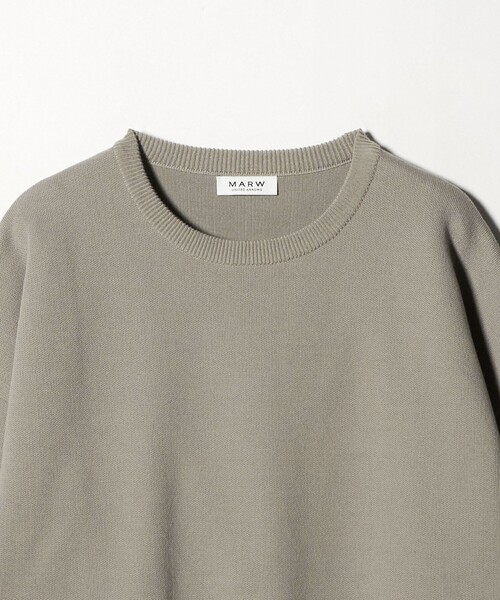MARW UNITED ARROWS（マルゥ ユナイテッドアローズ）の「＜MARW UNITED ARROWS＞クルーネック ロングスリーブ ニット（ニット/セーター・レディース・ブラック/モカ/オフホワイト/グレー/レッド・FREE）」の15枚目の写真