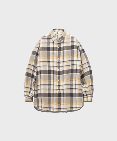 nanamica(ナナミカ)の「【nanamica / ナナミカ】Heavy Flannel Shirt(シャツ/ブラウス・メンズ・ネイビー/グレー・M/S/L)」の1枚目の写真