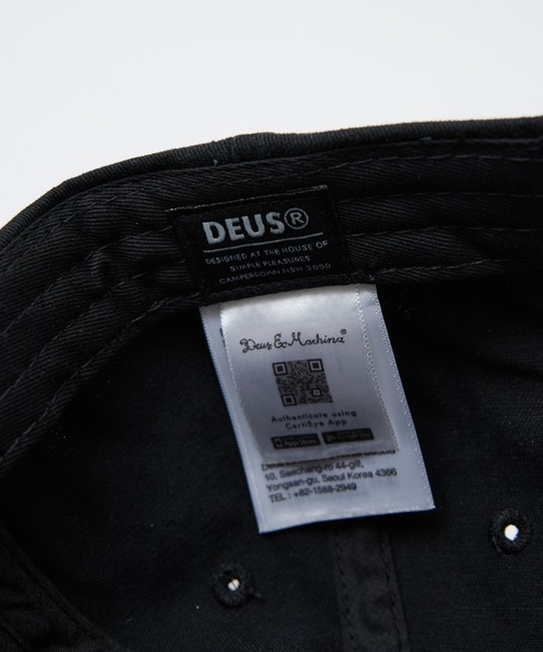 DEUS EX MACHINA(デウスエクスマキナ)の「【Deus Ex Machina/デウスエクスマキナ】Melodies Dad Cap/キャップ/ユニセックス【WEB限定】(キャップ・メンズ・ホワイト/ブラック・フリー)」の4枚目の写真