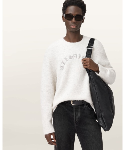 ALLSAINTS(オールセインツ)の「CURV OVERSIZED JUMPER | CURV オーバーサイズ ニット・セーター(ニット/セーター・メンズ・ホワイト系その他・S/M/L/XL/XS)」の7枚目の写真