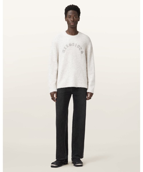 ALLSAINTS(オールセインツ)の「CURV OVERSIZED JUMPER | CURV オーバーサイズ ニット・セーター(ニット/セーター・メンズ・ホワイト系その他・S/M/L/XL/XS)」の8枚目の写真