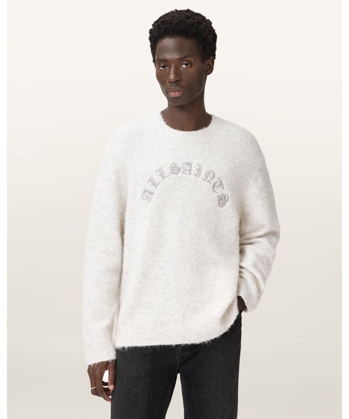 ALLSAINTS(オールセインツ)の「CURV OVERSIZED JUMPER | CURV オーバーサイズ ニット・セーター(ニット/セーター・メンズ・ホワイト系その他・S/M/L/XL/XS)」の5枚目の写真