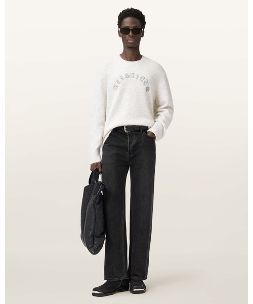 ALLSAINTS(オールセインツ)の「CURV OVERSIZED JUMPER | CURV オーバーサイズ ニット・セーター(ニット/セーター・メンズ・ホワイト系その他・S/M/L/XL/XS)」の4枚目の写真