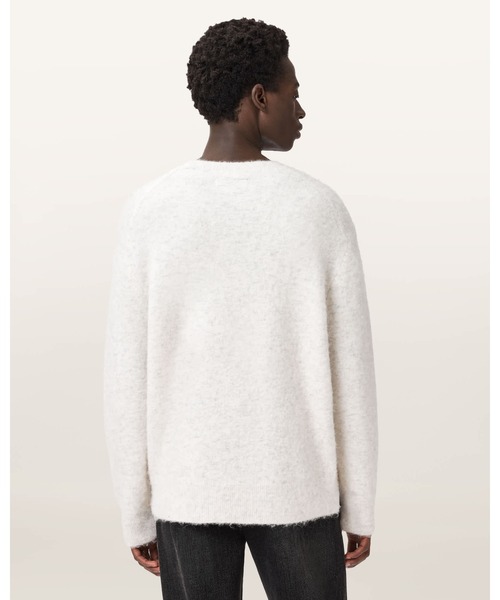 ALLSAINTS(オールセインツ)の「CURV OVERSIZED JUMPER | CURV オーバーサイズ ニット・セーター(ニット/セーター・メンズ・ホワイト系その他・S/M/L/XL/XS)」の6枚目の写真