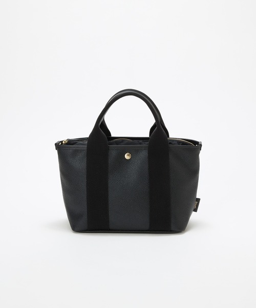 Breath TOPKAPI(ブレストプカピ)の「【Breath TOPKAPI】SCOTCH GRAIN スコッチグレイン シンプル トートバッグ(トートバッグ・レディース・クリーム/ブラック/グレイッシュベージュ/グリーン/レッド・FREE)」の2枚目の写真