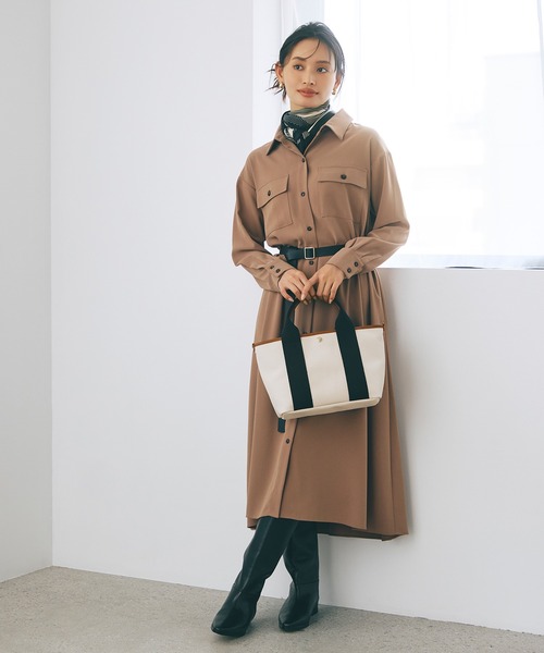 Breath TOPKAPI(ブレストプカピ)の「【Breath TOPKAPI】SCOTCH GRAIN スコッチグレイン シンプル トートバッグ(トートバッグ・レディース・クリーム/ブラック/グレイッシュベージュ/グリーン/レッド・FREE)」の17枚目の写真