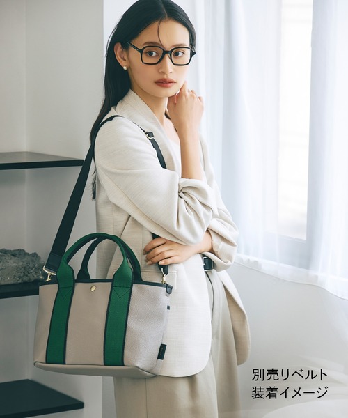 Breath TOPKAPI(ブレストプカピ)の「【Breath TOPKAPI】SCOTCH GRAIN スコッチグレイン シンプル トートバッグ(トートバッグ・レディース・クリーム/ブラック/グレイッシュベージュ/グリーン/レッド・FREE)」の20枚目の写真